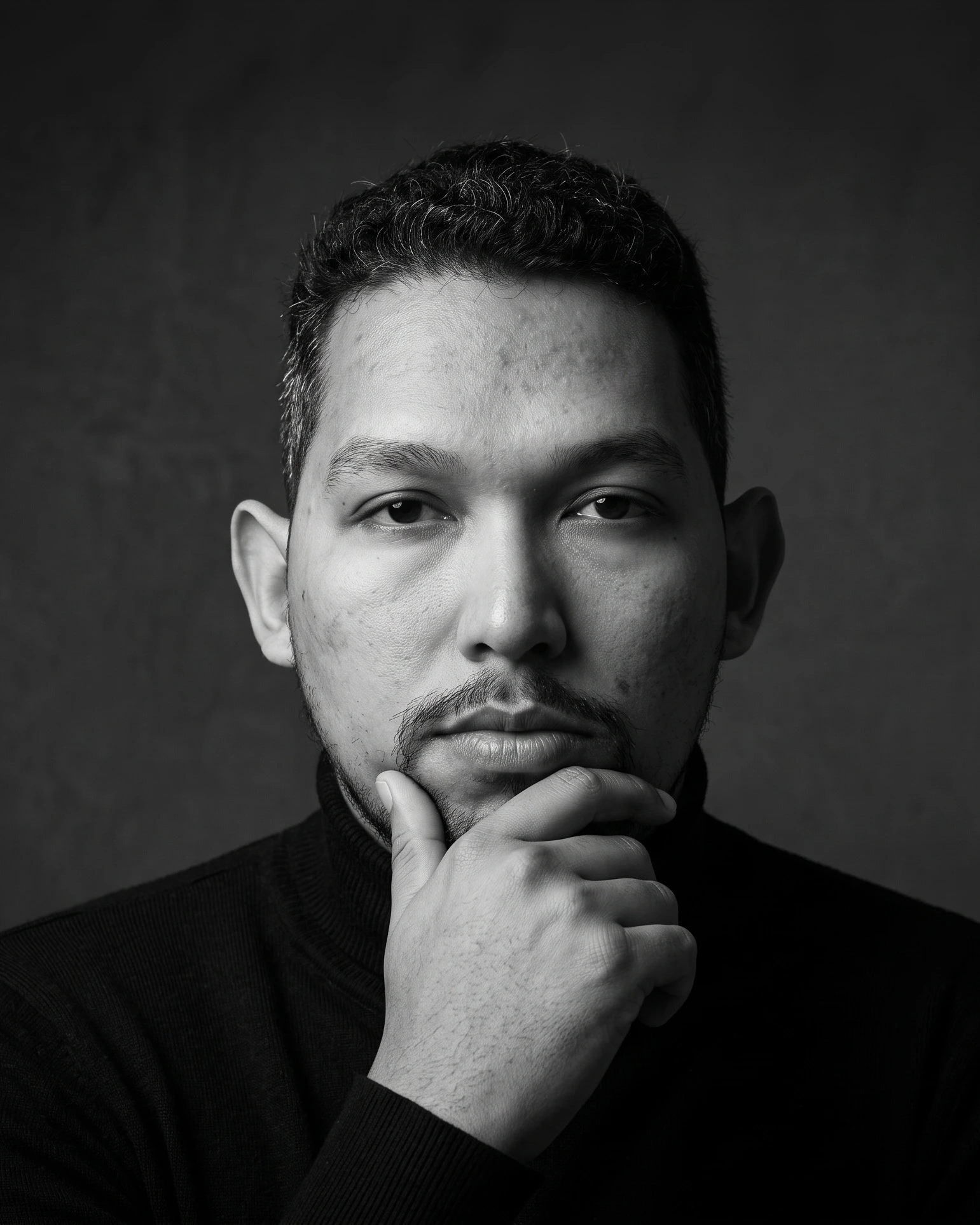Retrato de Davi Pimentel, também conhecido como Davi Takeshi